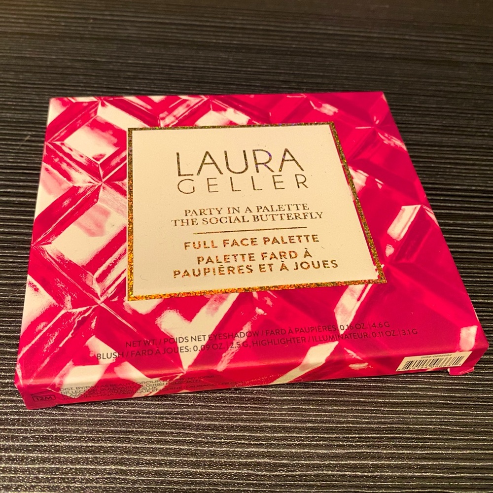 NEW IN BOX Laura Geller The Social Butterfly 8-Pan Full Face Palette